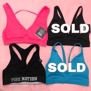 Victoria’s Secret SPORT & PINK Sports Bras Size XS